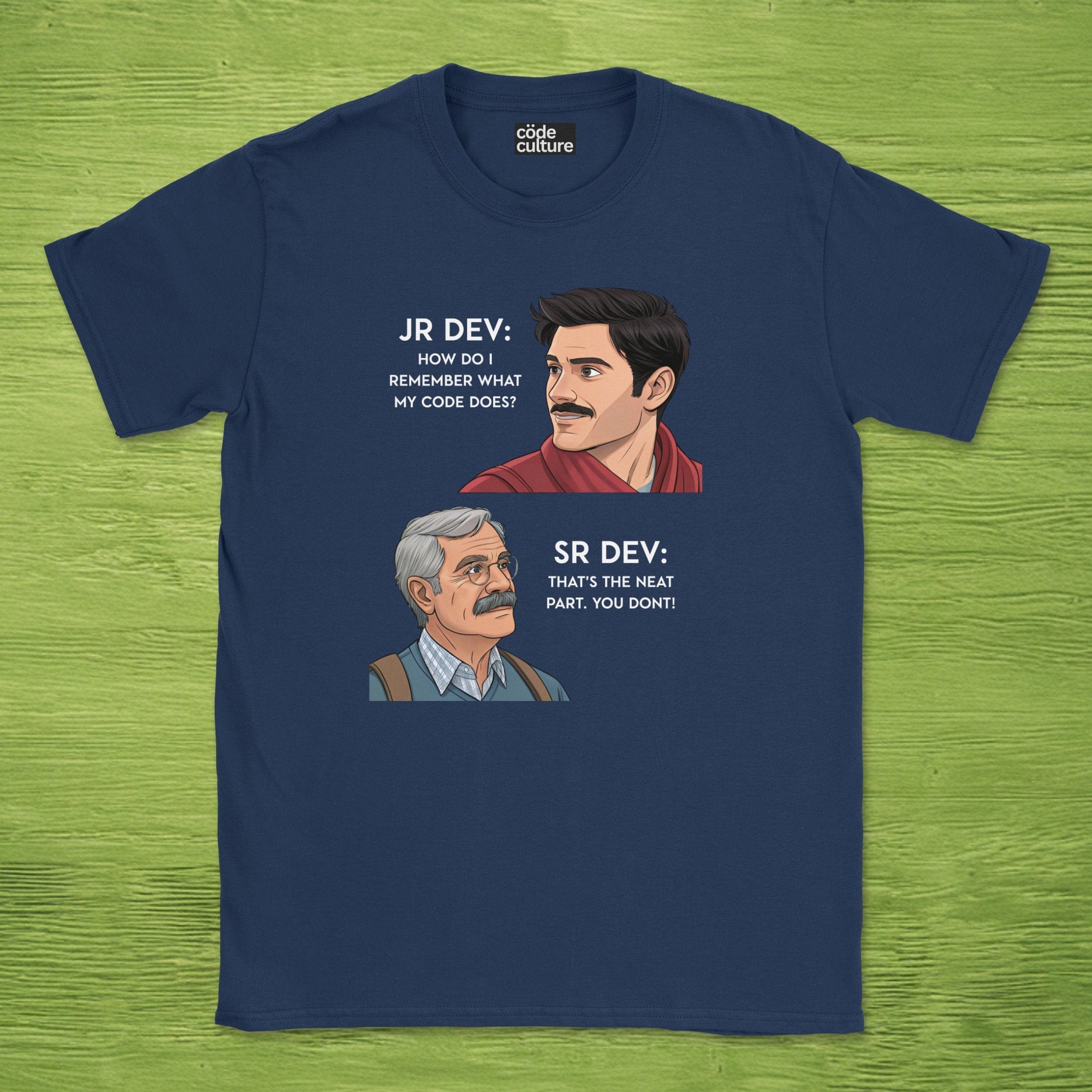 Junior Dev asked Senior Dev shirt