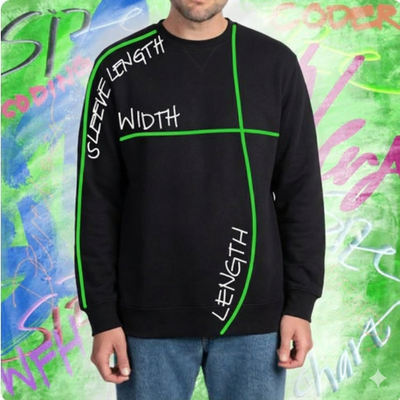 How to measure sweatshirt