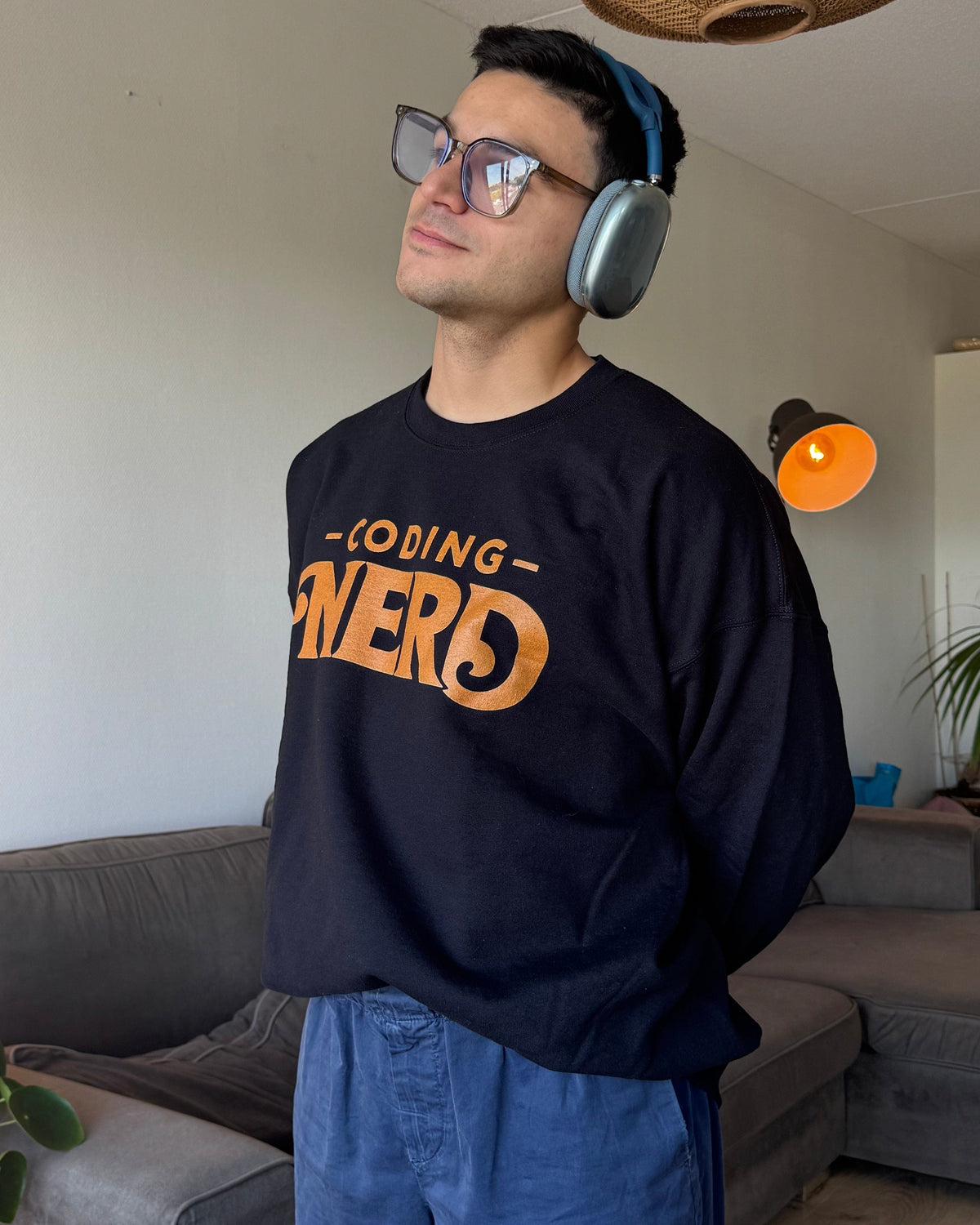 Code Culture coding nerd sweatshirt funny programmer Sweatshirt in S — Code Culture developer clothing