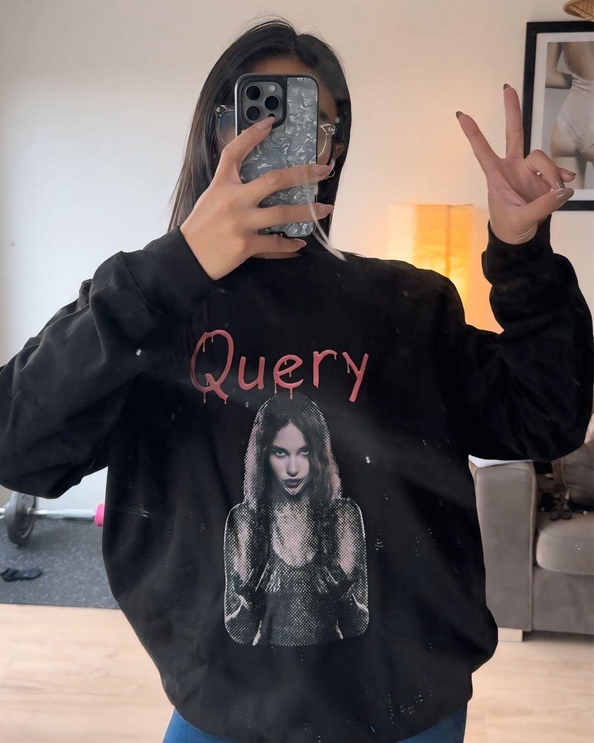 Code Culture query movie sweatshirt funny programmer Sweatshirt in S — Code Culture developer clothing