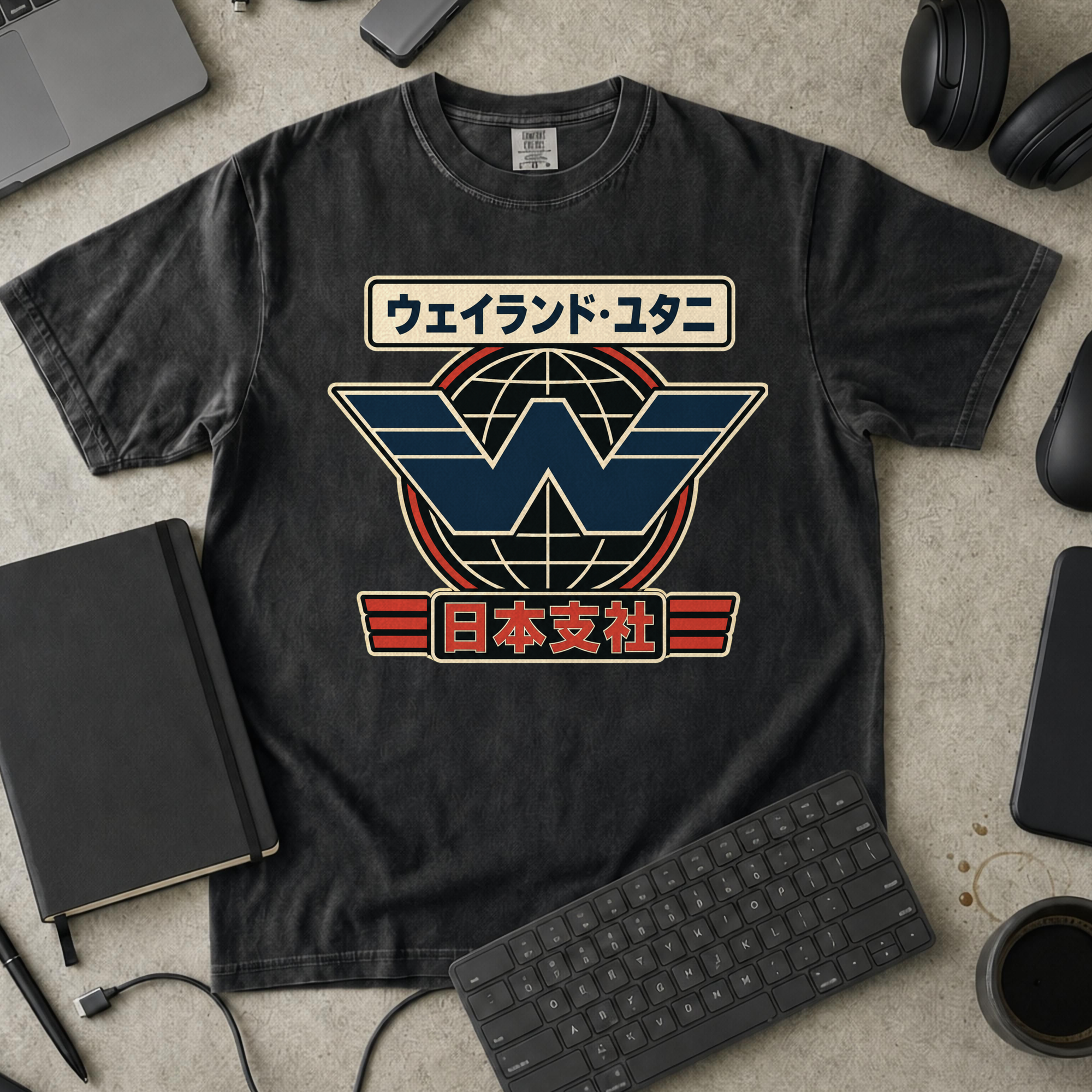 Nerd Collection Artwork T101 Premium Shirt - Black mockup
