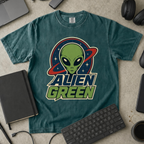 Nerd Collection Artwork T102 Premium Shirt - Blue Spruce mockup