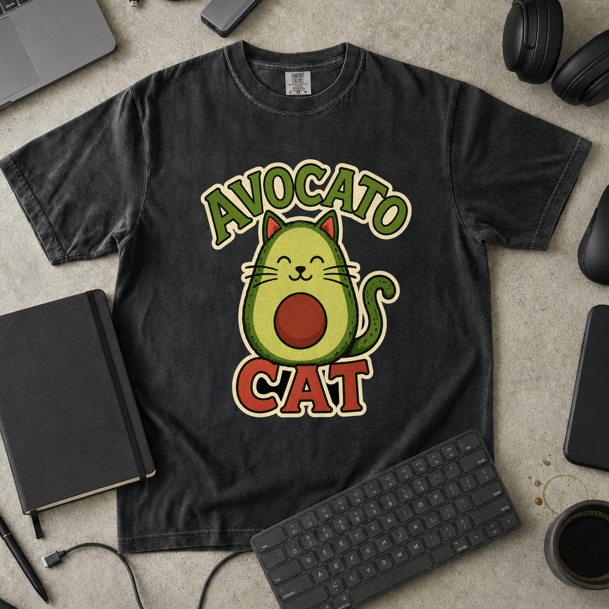 Nerd Collection Artwork T103 Premium Shirt - Black mockup