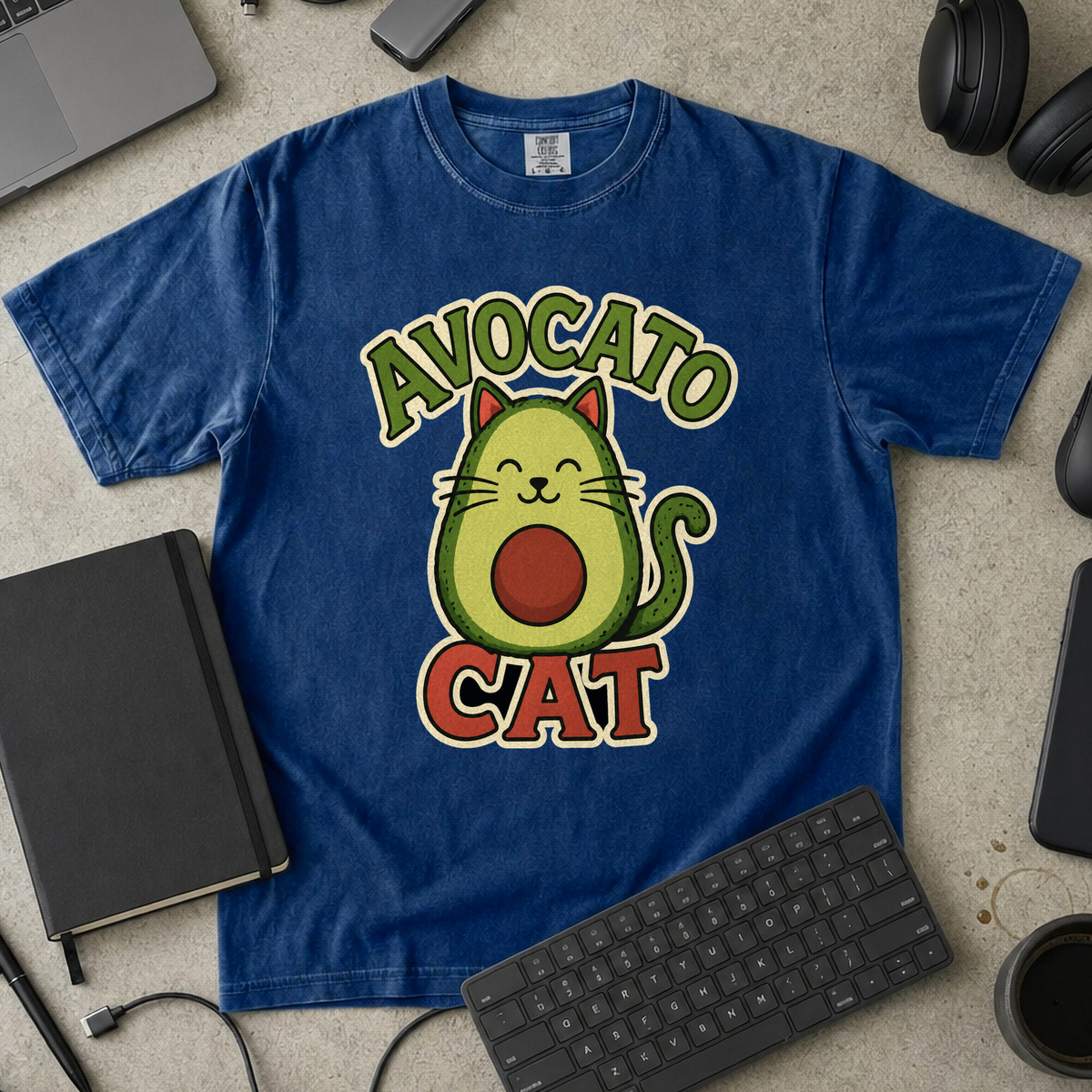 Nerd Collection Artwork T103 Premium Shirt - True Navy mockup