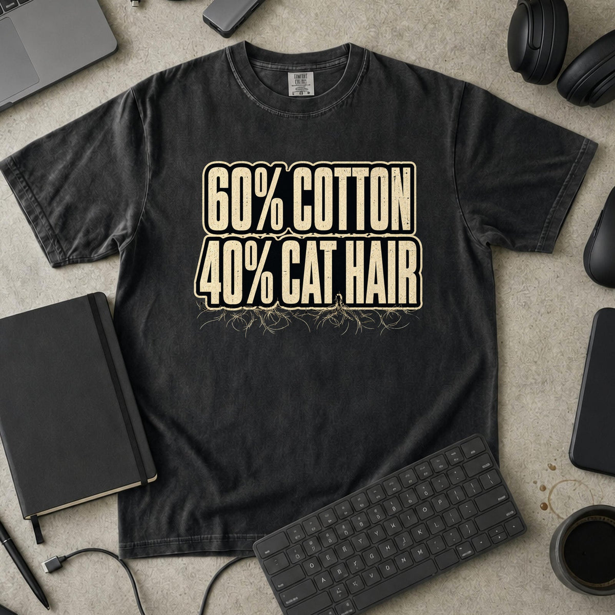 Nerd Collection Artwork T105 Premium Shirt - Black mockup