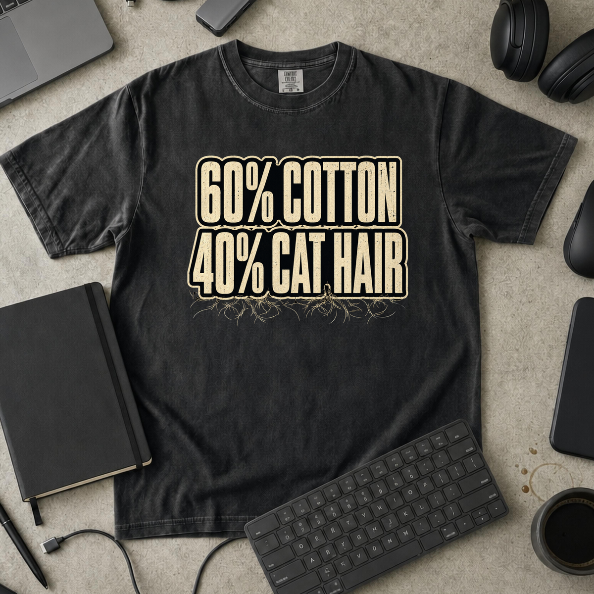 Nerd Collection Artwork T105 Premium Shirt - Black mockup