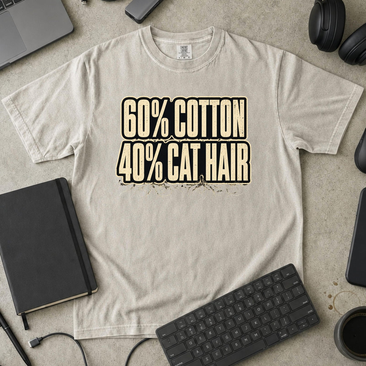 Nerd Collection Artwork T105 Premium Shirt - Ivory mockup