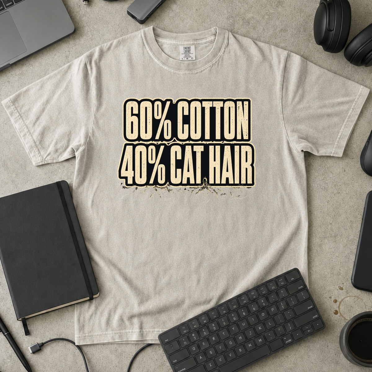 Nerd Collection Artwork T105 Premium Shirt - Ivory mockup