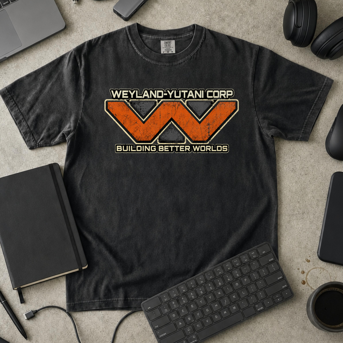 Nerd Collection Artwork T106 Premium Shirt - Black mockup