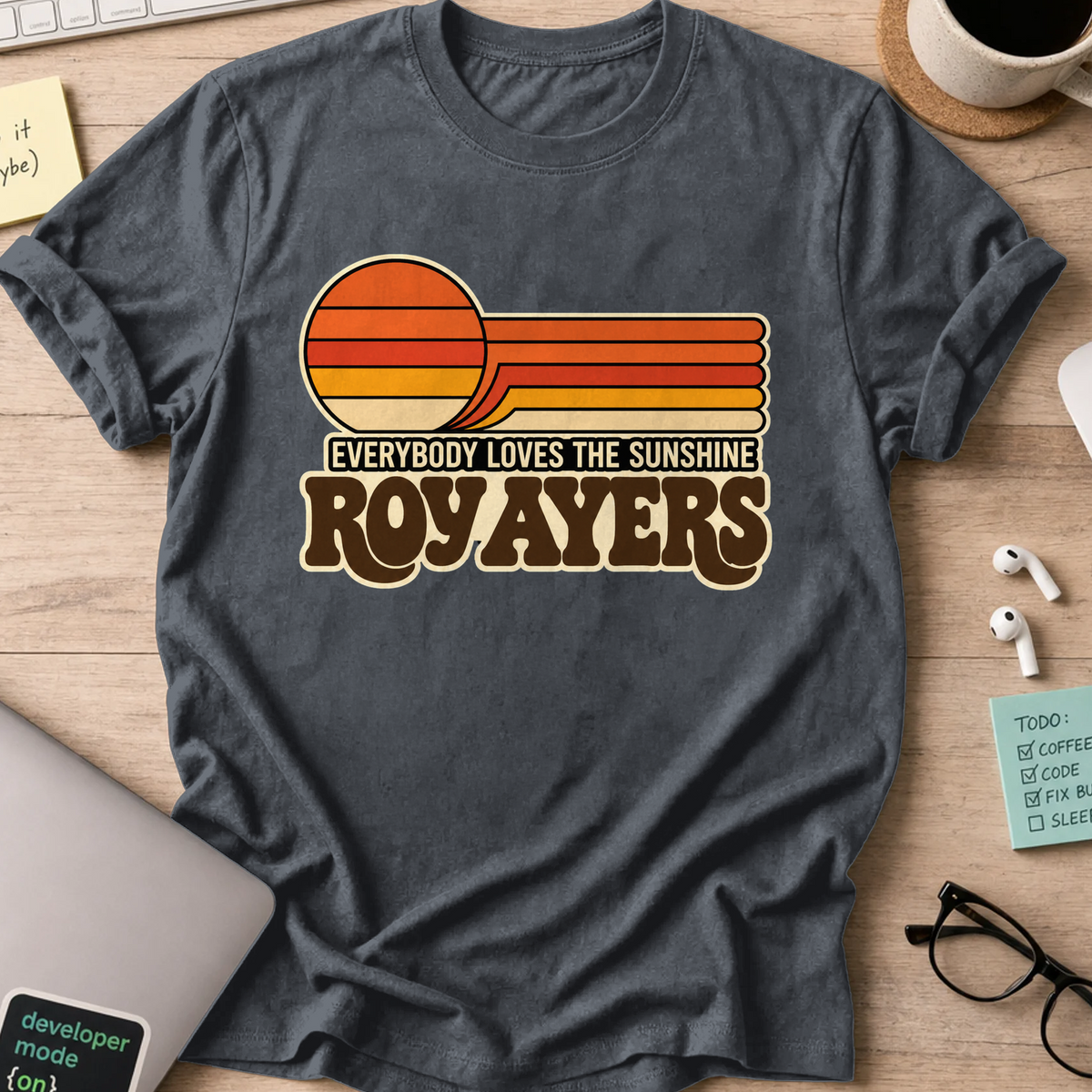 Nerd Collection Artwork T108 Shirt - Dark Heather mockup