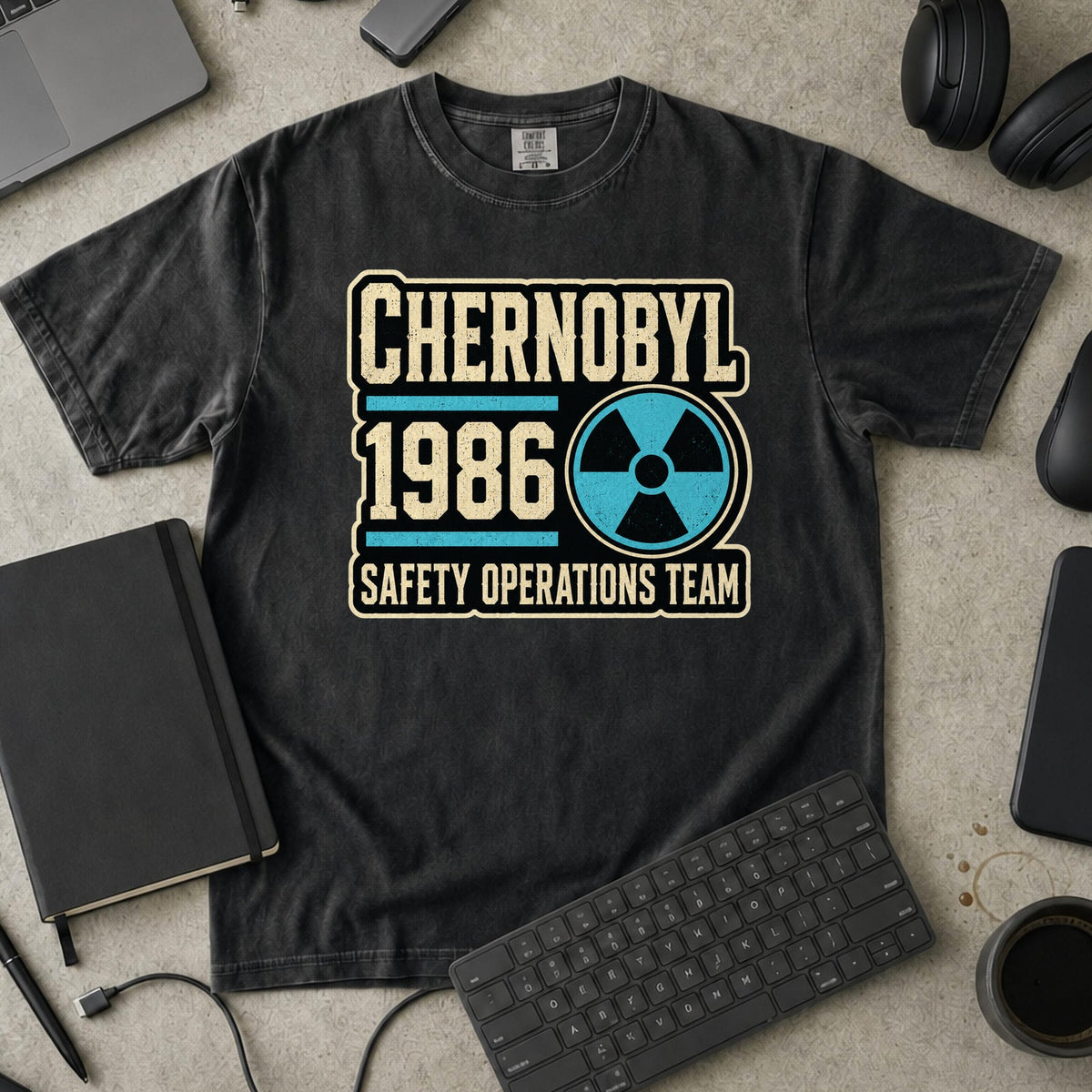 Nerd Collection Artwork T109 Premium Shirt - Black mockup