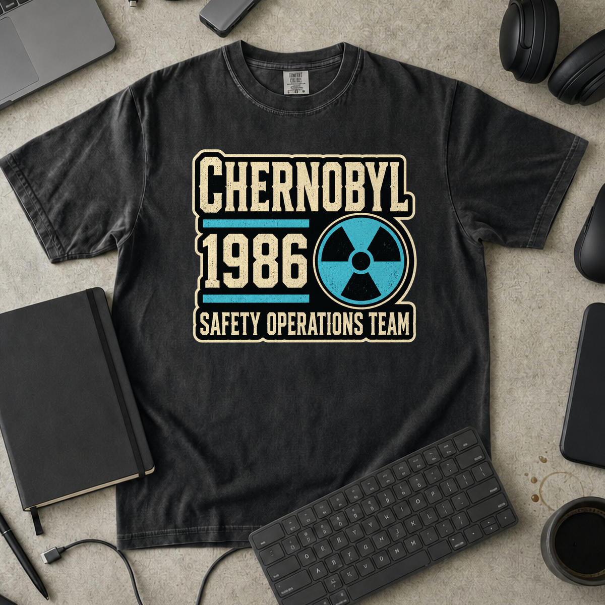 Nerd Collection Artwork T109 Premium Shirt - Black mockup