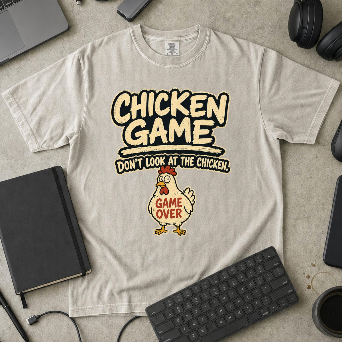 Nerd Collection Artwork T110 Premium Shirt - Ivory mockup