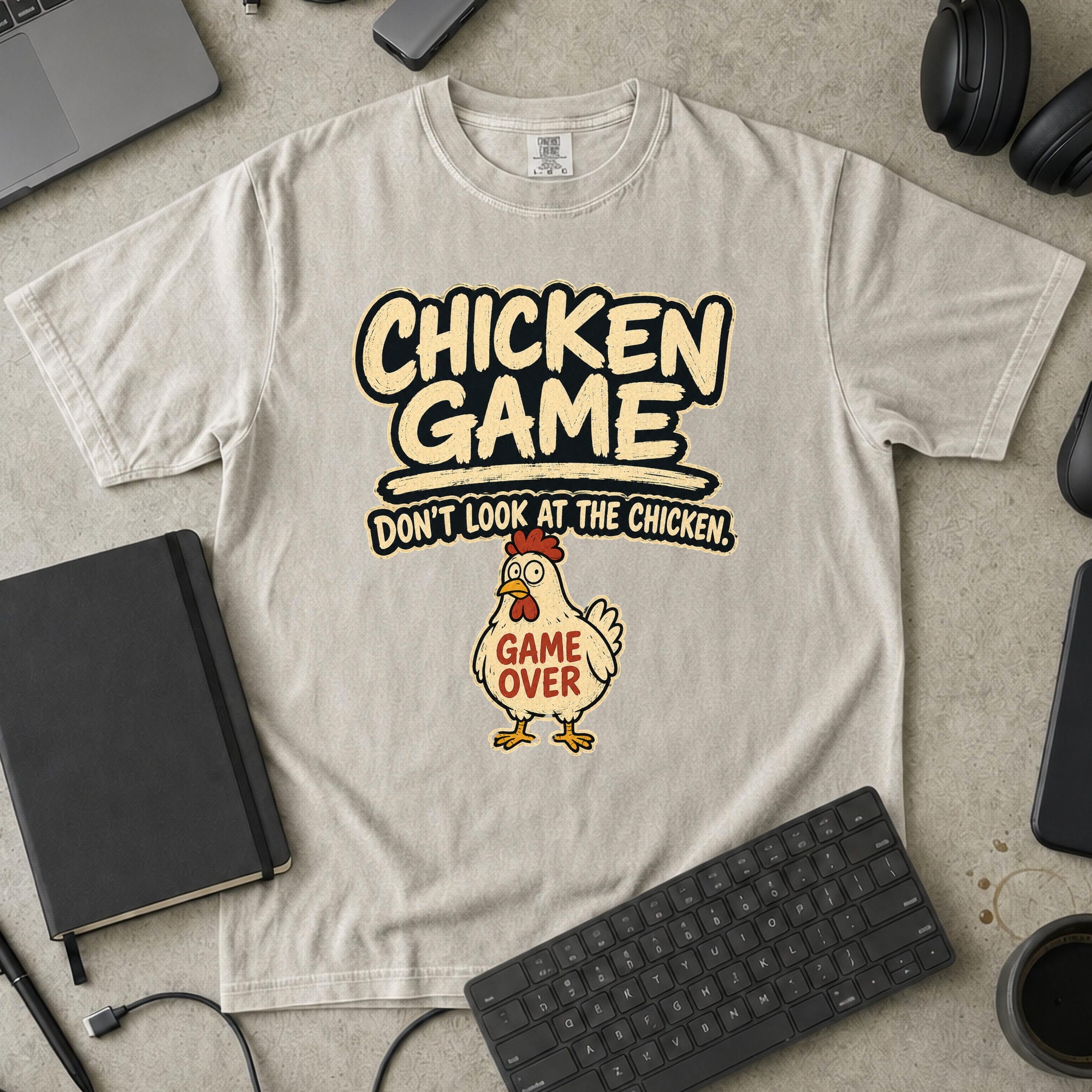 Nerd Collection Artwork T110 Premium Shirt - Ivory mockup