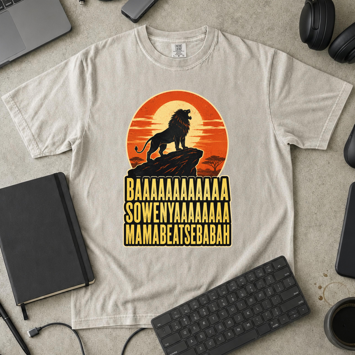 Nerd Collection Artwork T111 Premium Shirt - Ivory mockup