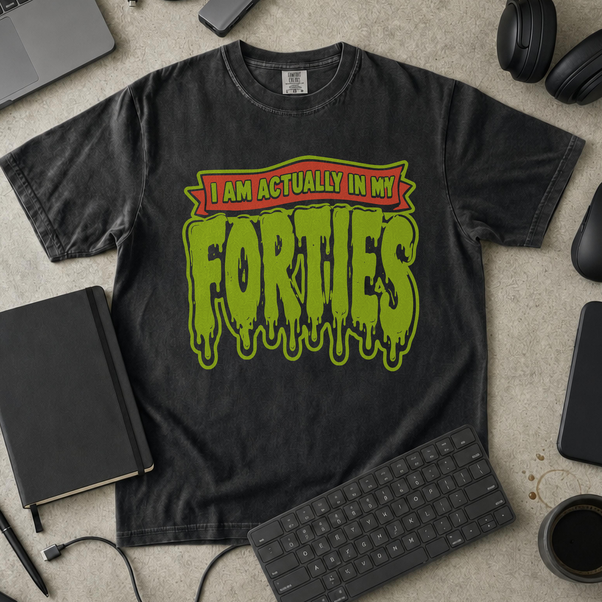 Nerd Collection Artwork T113 Premium Shirt - Black mockup