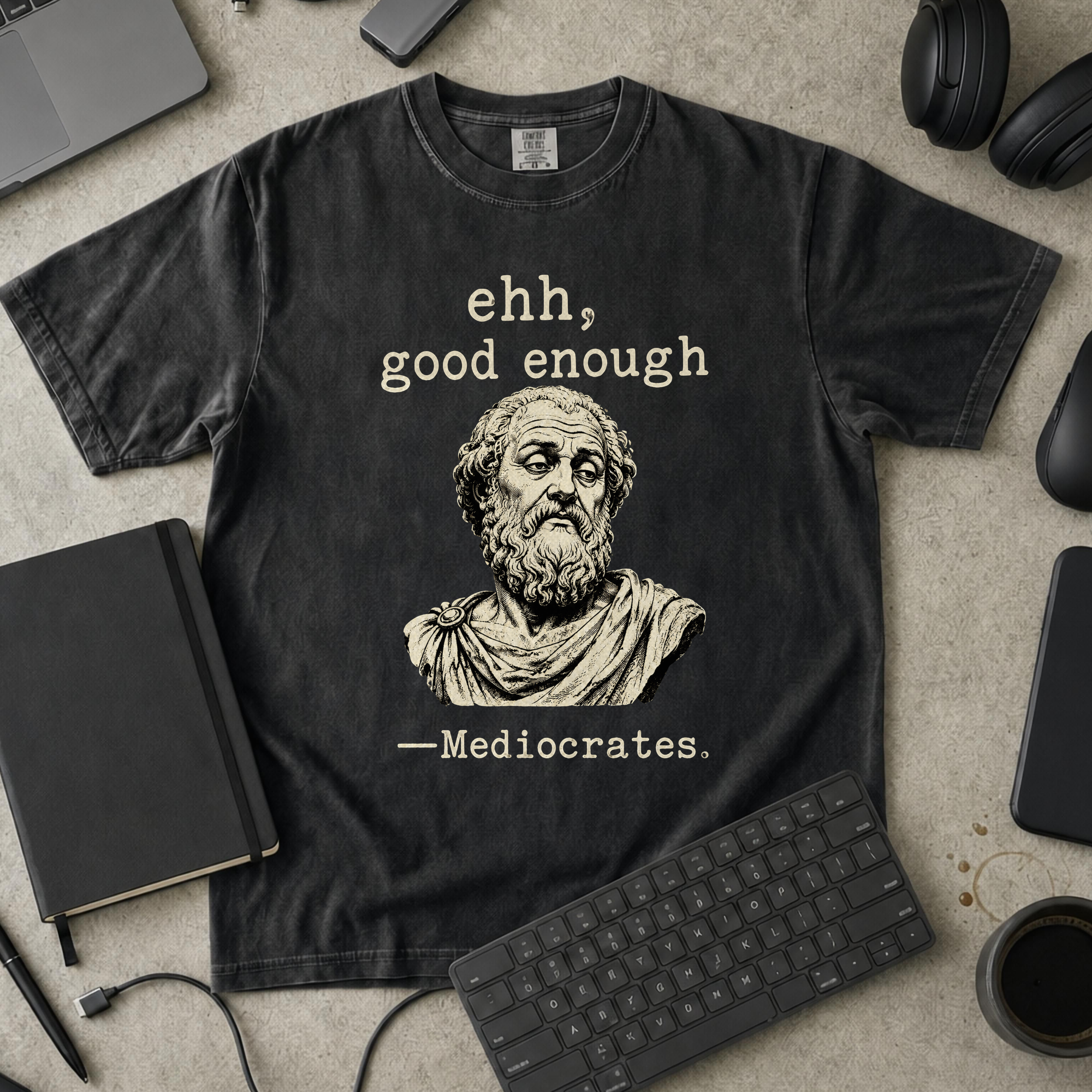 Nerd Collection Artwork T114 Premium Shirt - Black mockup