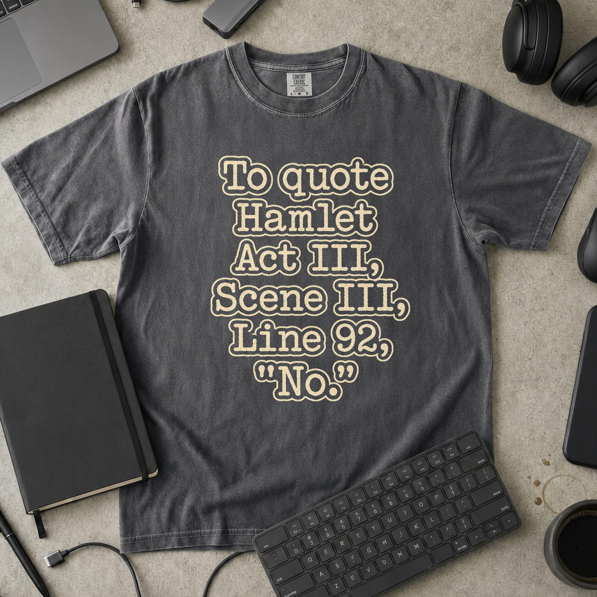 Nerd Collection Artwork T117 Premium Shirt - Pepper mockup