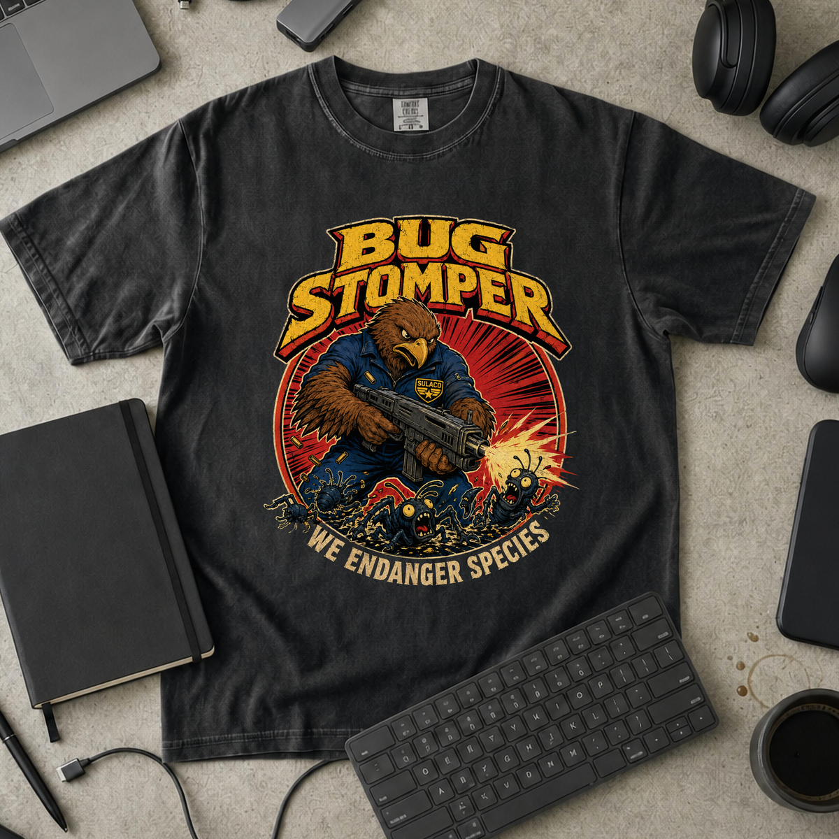 Nerd Collection Artwork T118 Premium Shirt - Black mockup