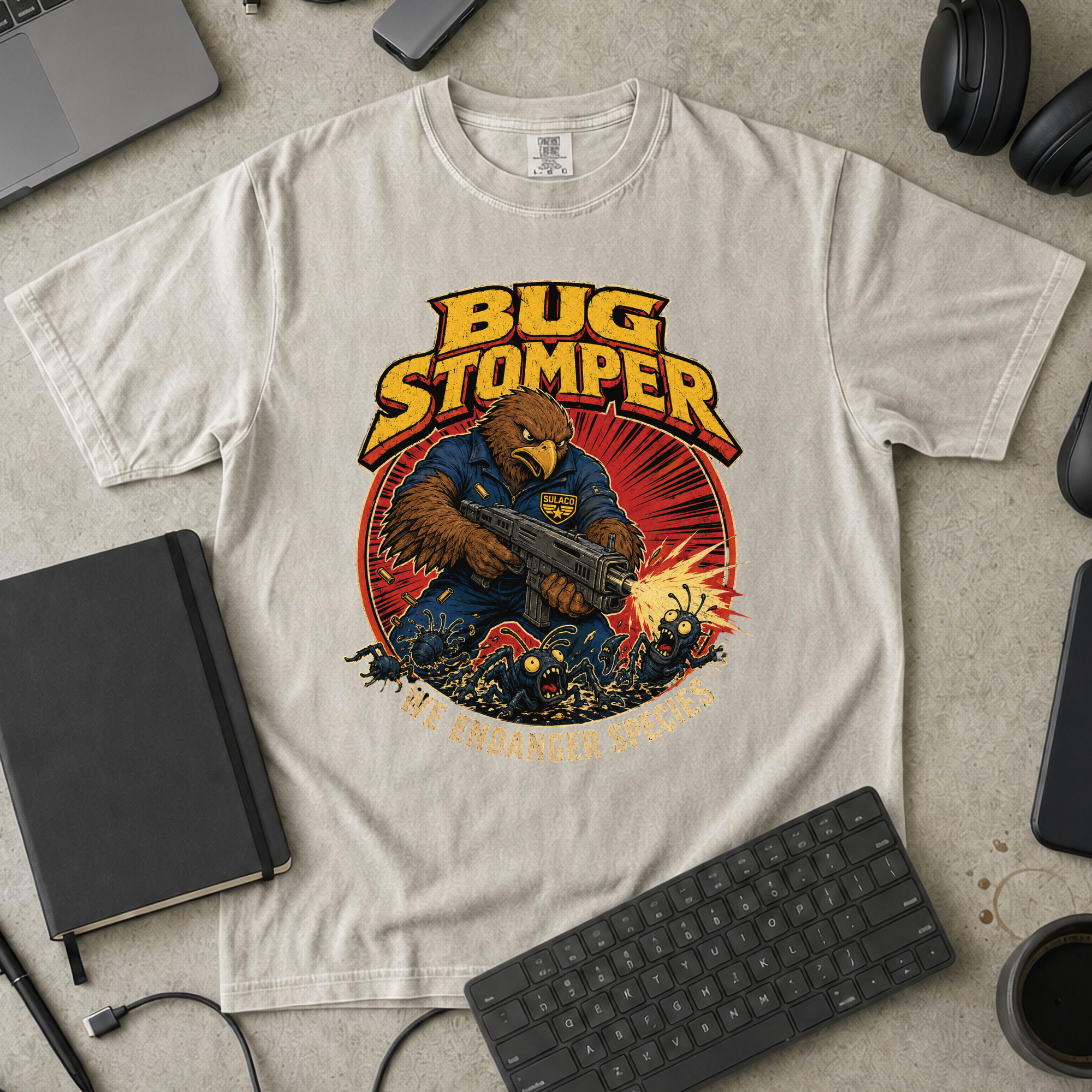 Nerd Collection Artwork T118 Premium Shirt - Ivory mockup