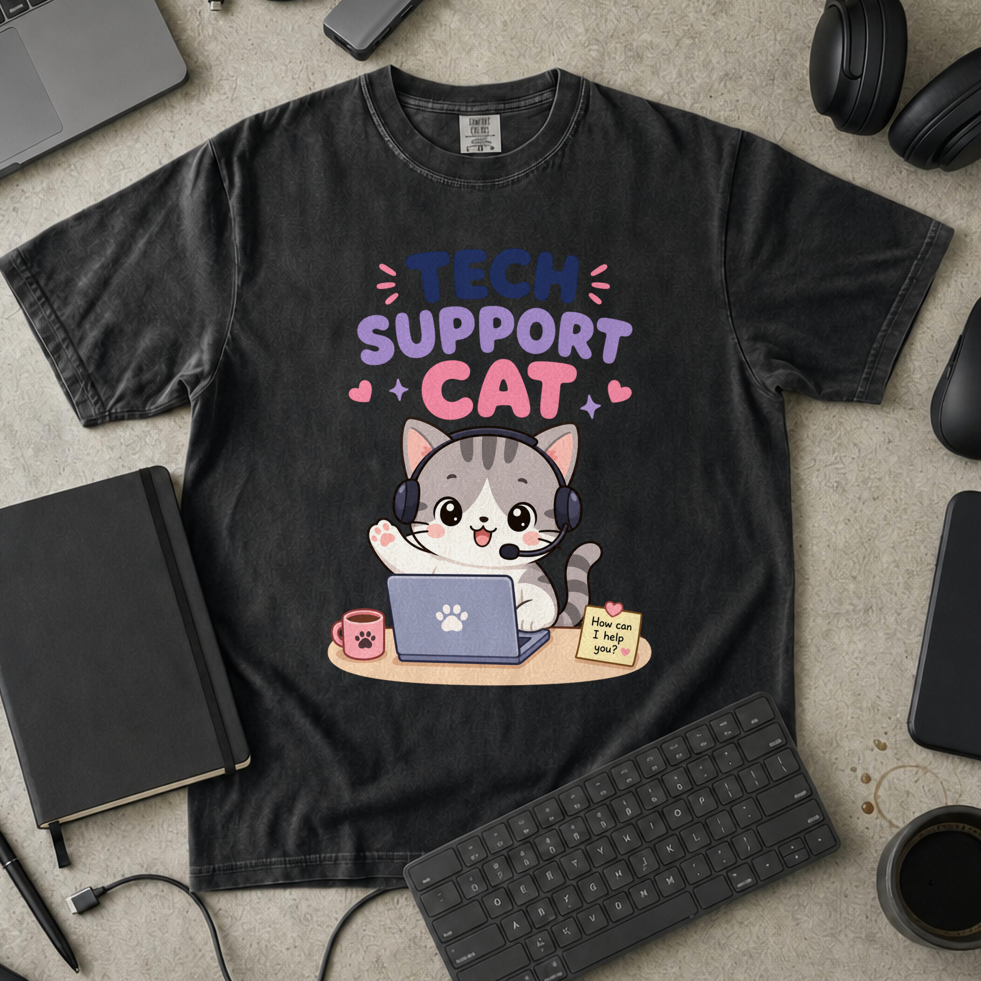 Nerd Collection Artwork T020 Premium Shirt - Black mockup