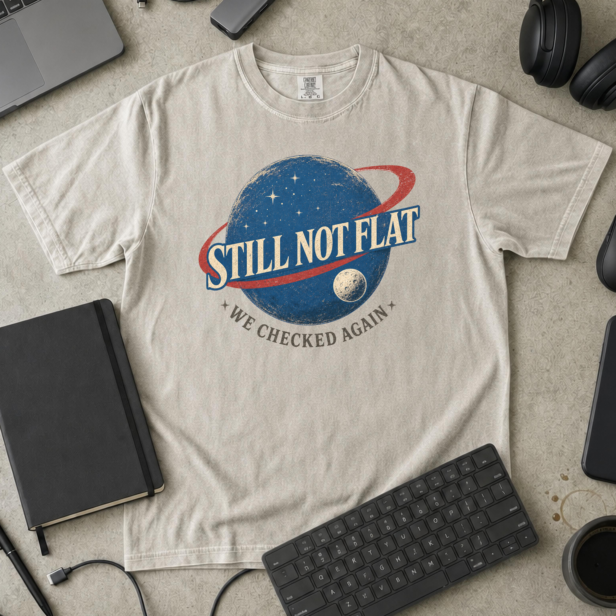 Nerd Collection Artwork T021 Premium Shirt - Ivory mockup
