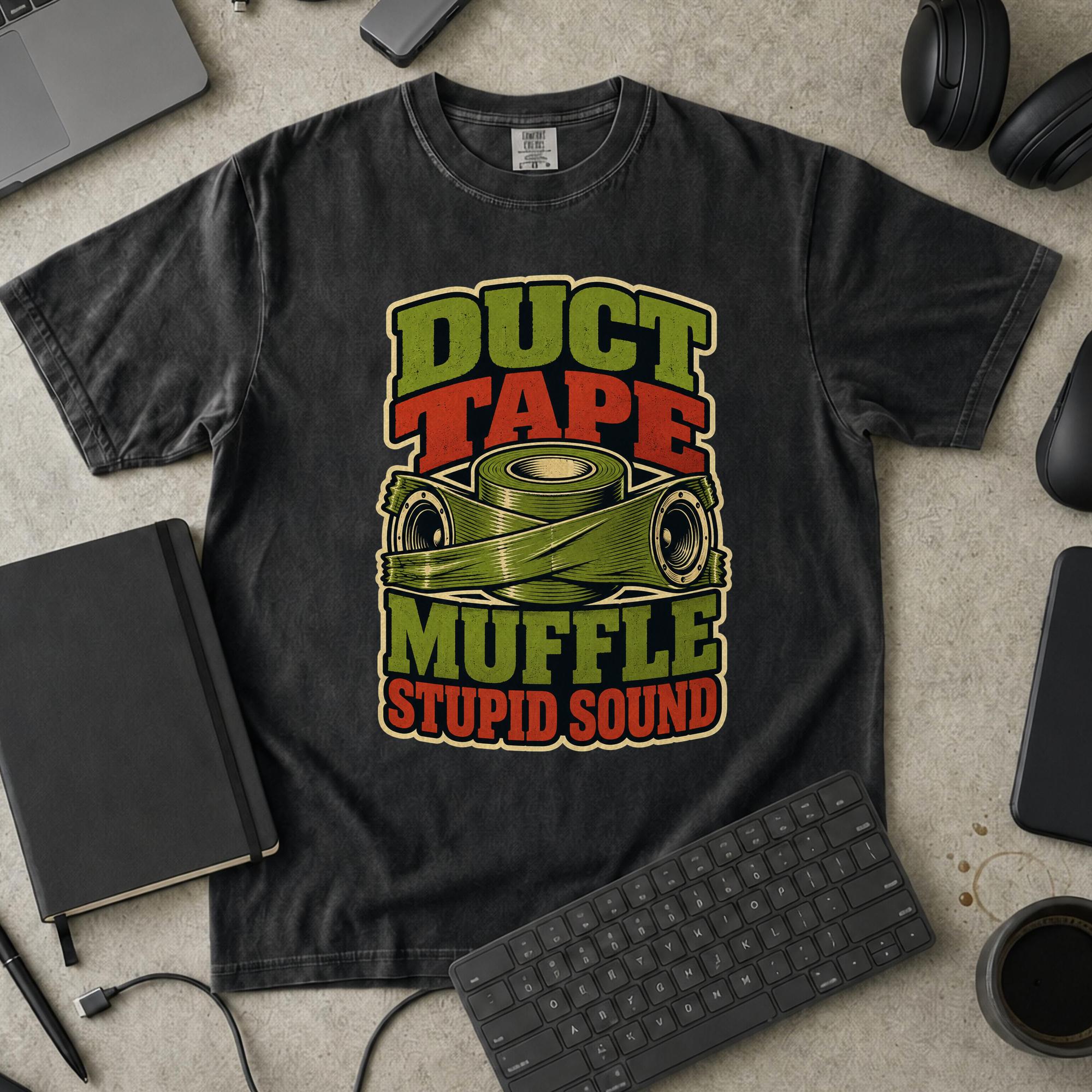 Nerd Collection Artwork T022 Premium Shirt - Black mockup