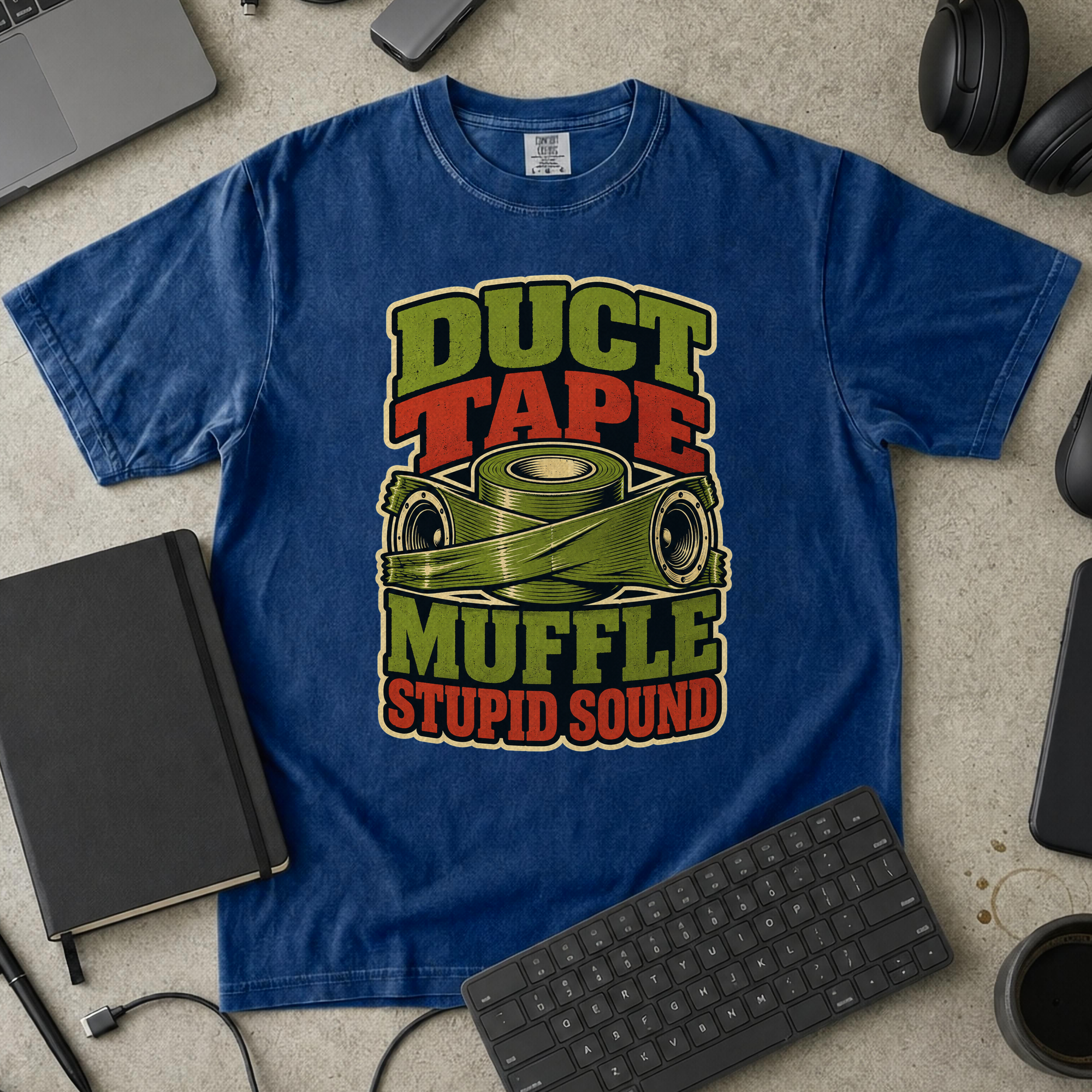 Nerd Collection Artwork T022 Premium Shirt - True Navy mockup
