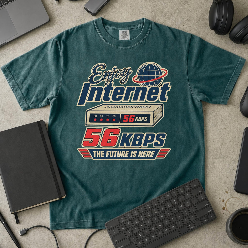 Nerd Collection Artwork T029 Premium Shirt - Blue Spruce mockup
