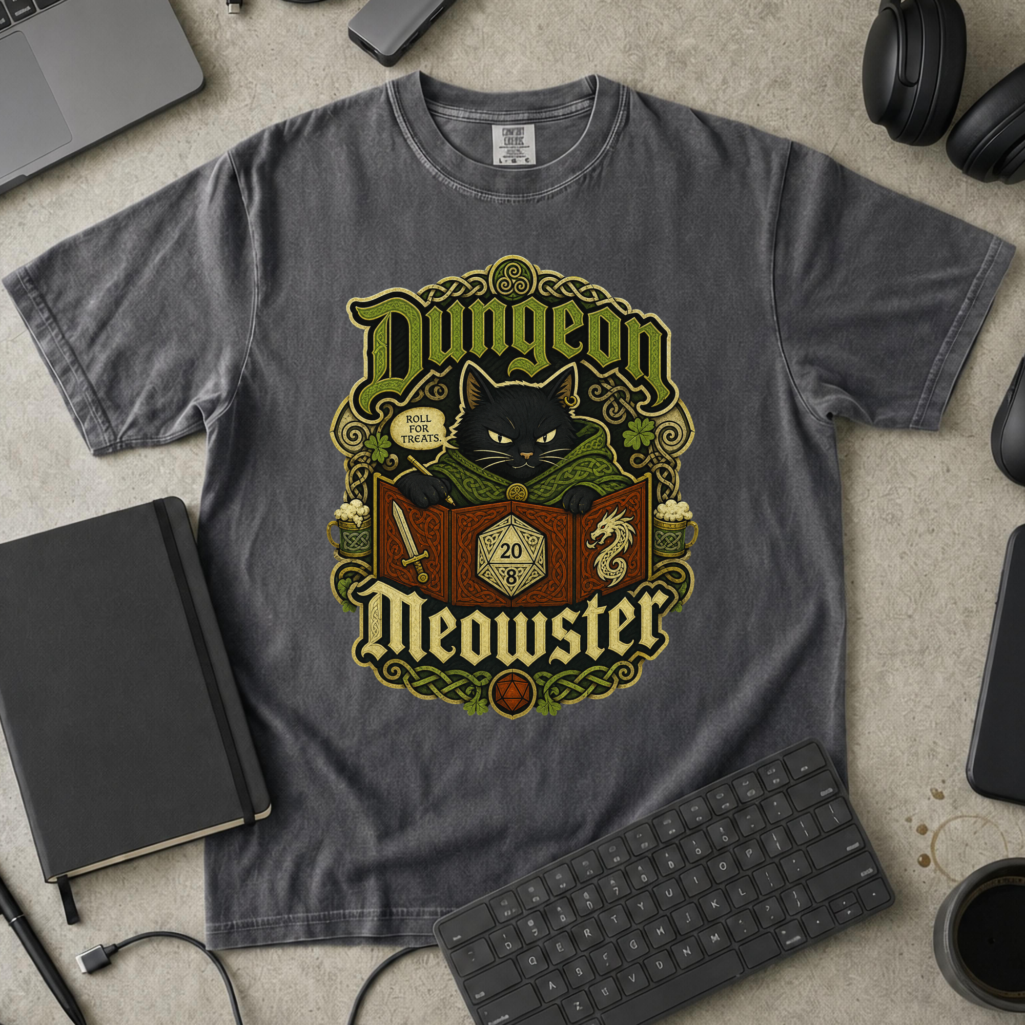 Nerd Collection Artwork T030 Premium Shirt - Pepper mockup