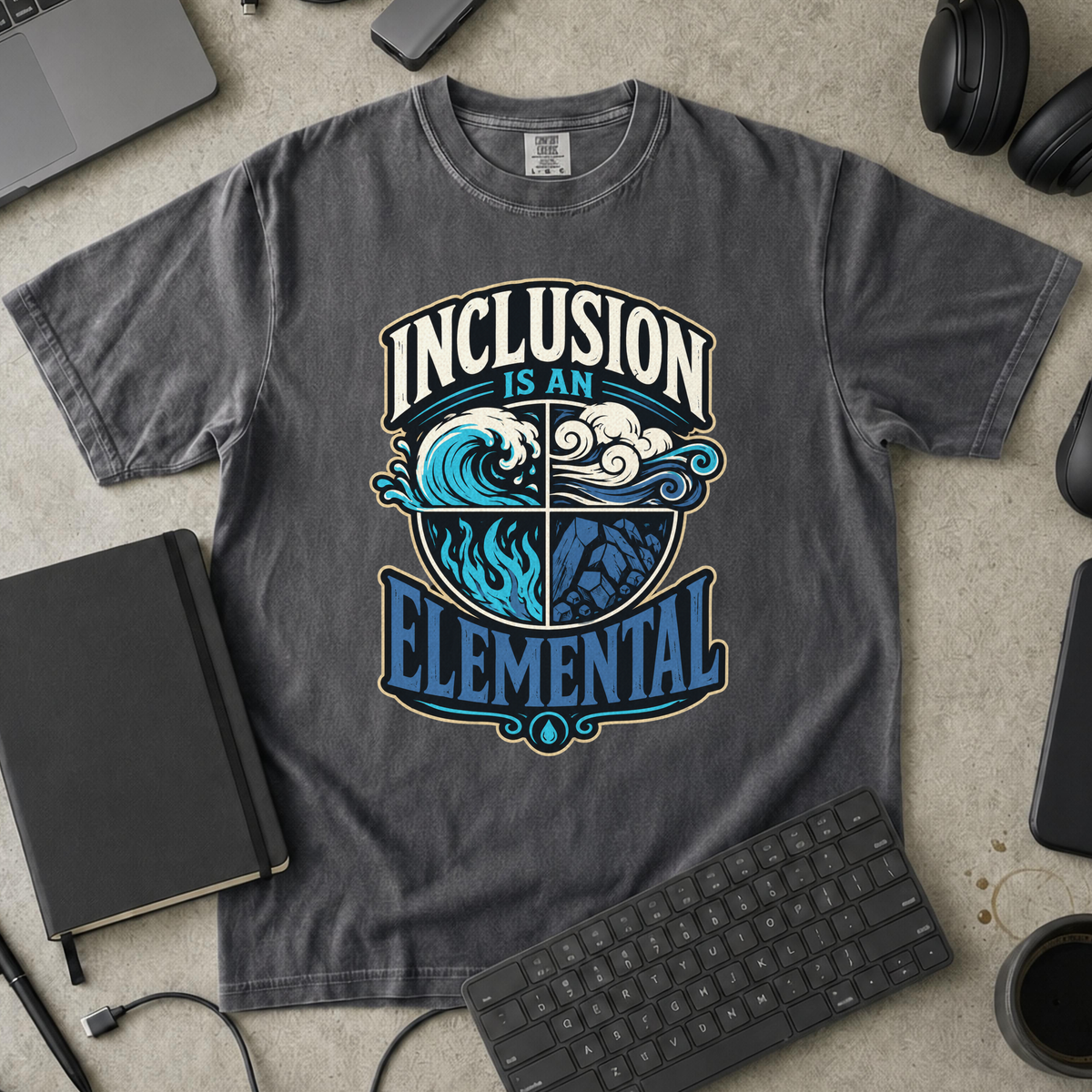Nerd Collection Artwork T031 Premium Shirt - Pepper mockup