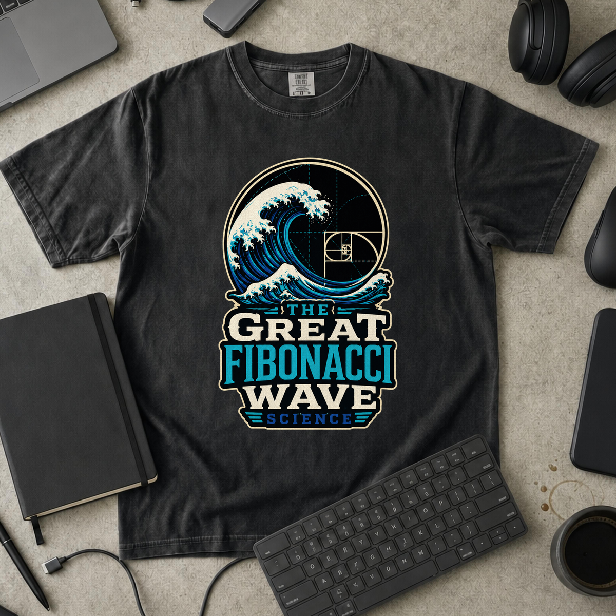 Nerd Collection Artwork T039 Premium Shirt - Black mockup