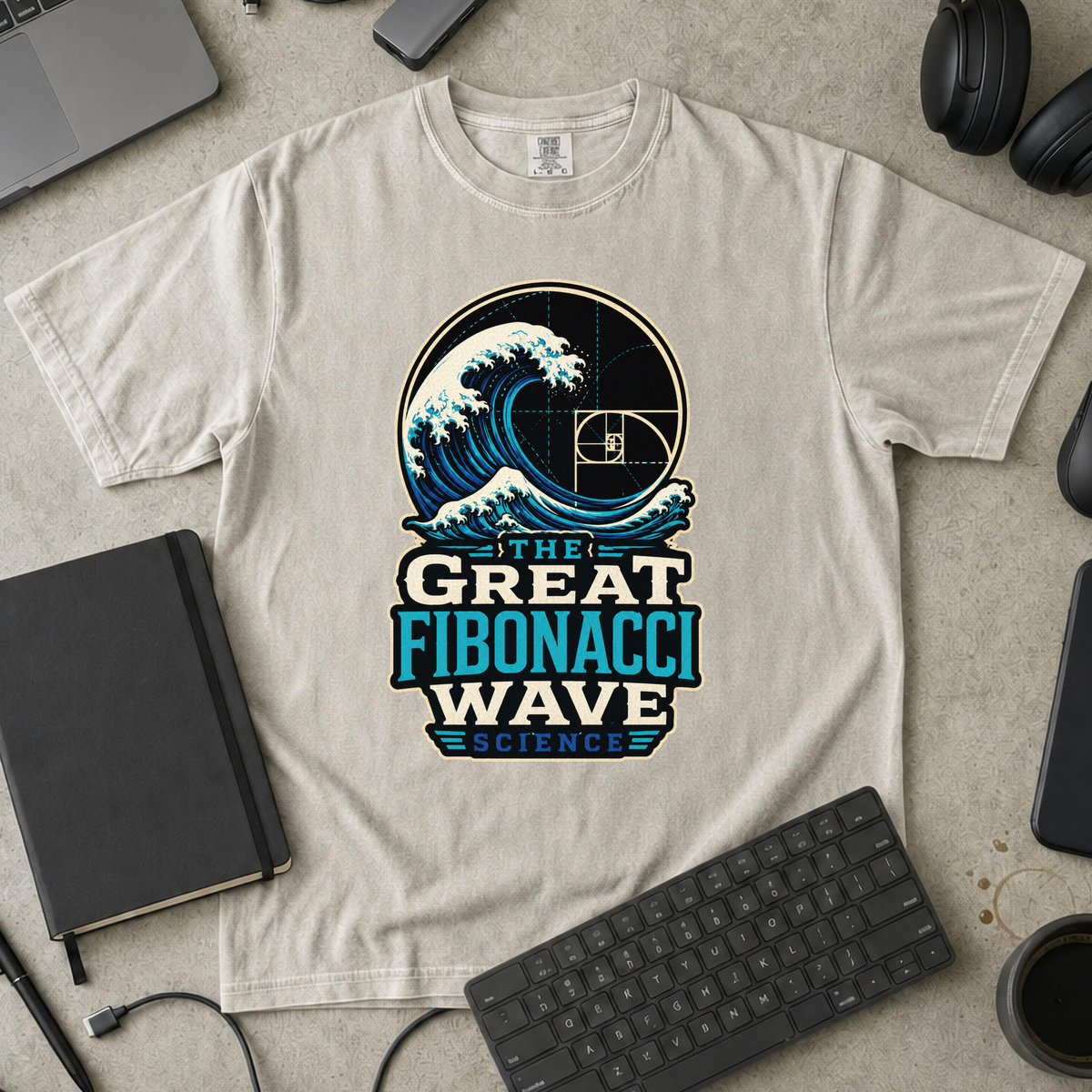 Nerd Collection Artwork T039 Premium Shirt - Ivory mockup