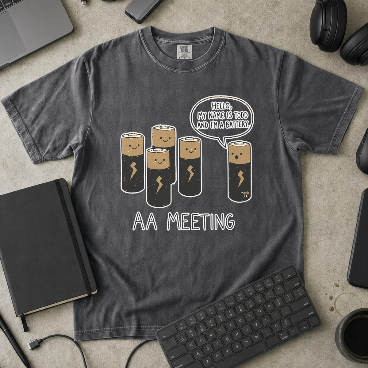 Nerd Collection Artwork T040 Premium Shirt - Pepper mockup
