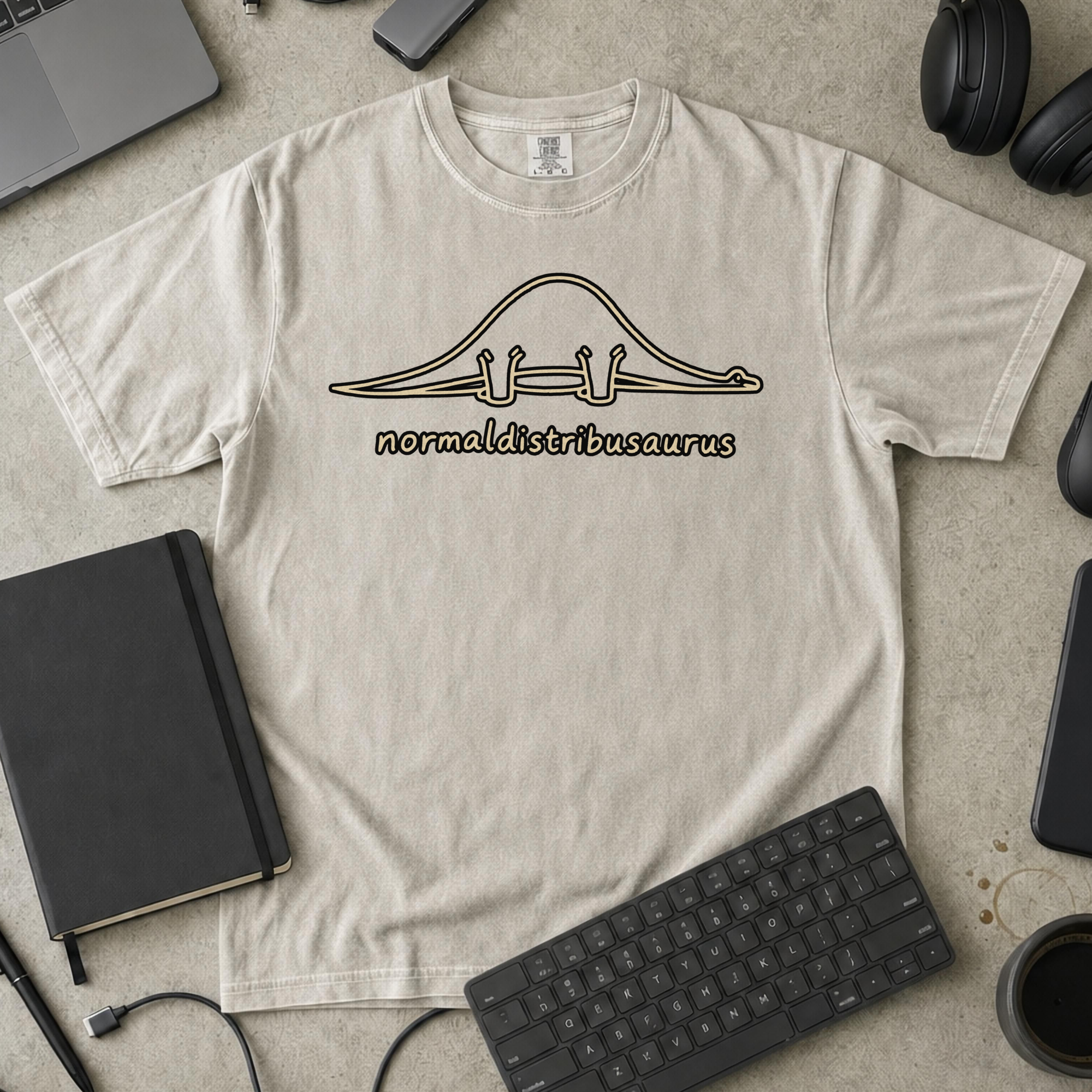 Nerd Collection Artwork T041 Premium Shirt - Ivory mockup