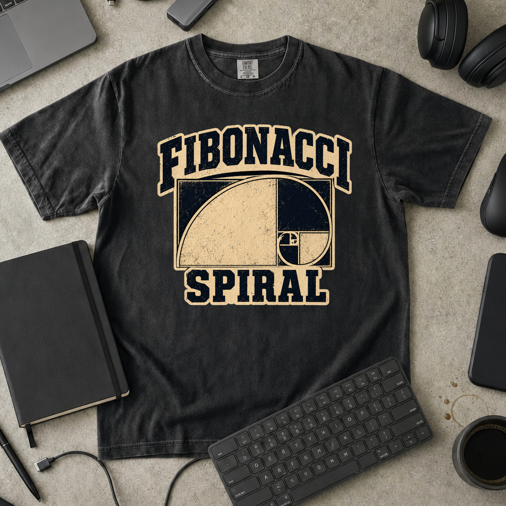 Nerd Collection Artwork T042 Premium Shirt - Black mockup