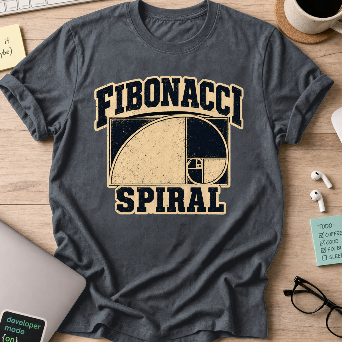 Nerd Collection Artwork T042 Shirt - Dark Heather mockup