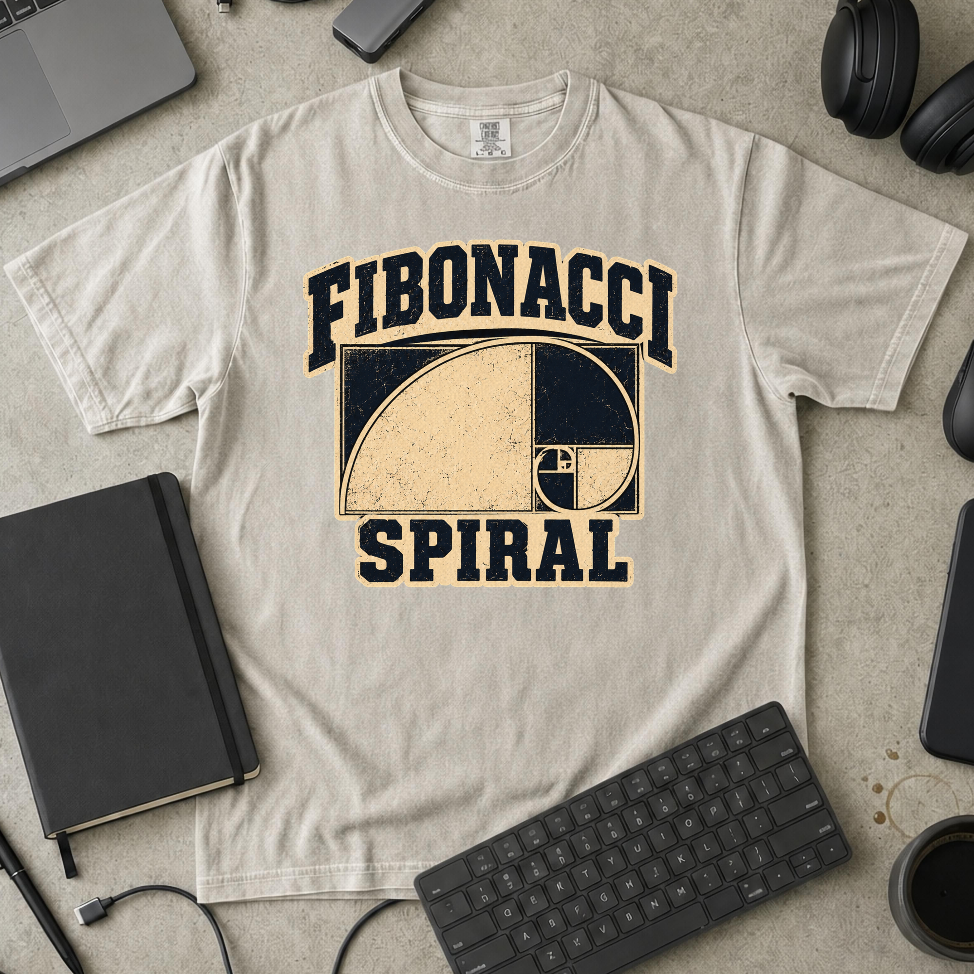 Nerd Collection Artwork T042 Premium Shirt - Ivory mockup
