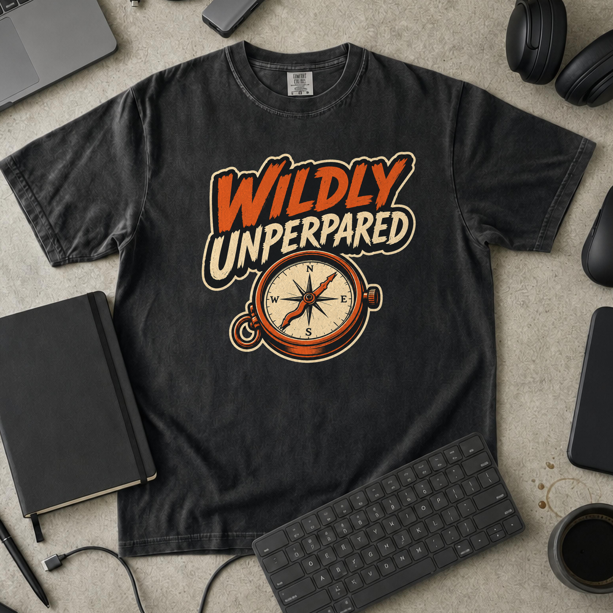 Nerd Collection Artwork T044 Premium Shirt - Black mockup