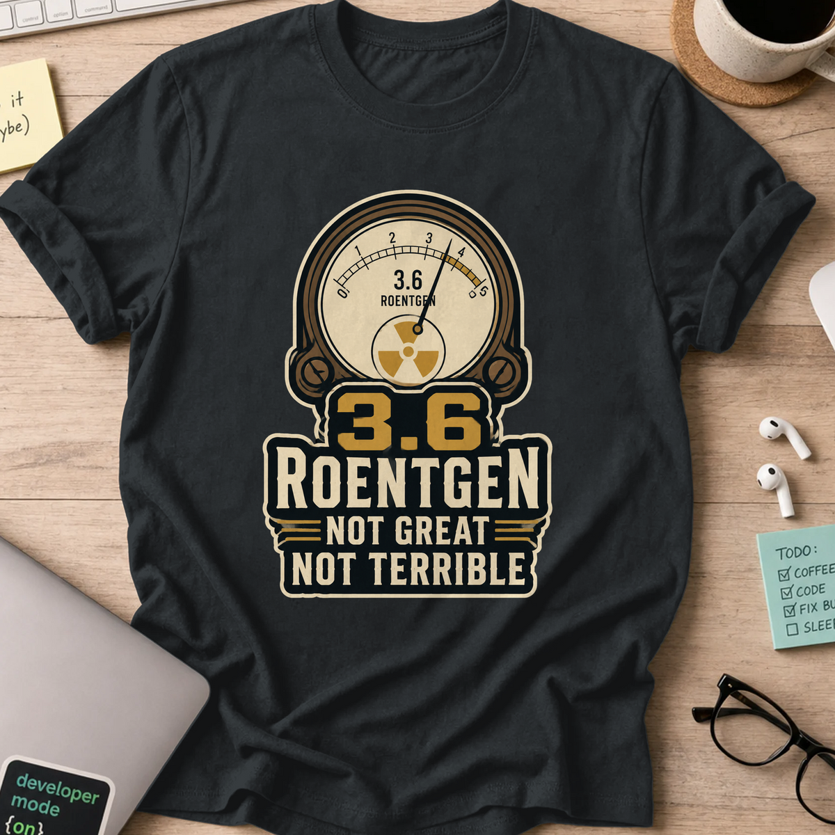 Nerd Collection Artwork T045 Shirt - Black mockup