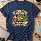 Nerd Collection Artwork T047 Shirt - Navy mockup