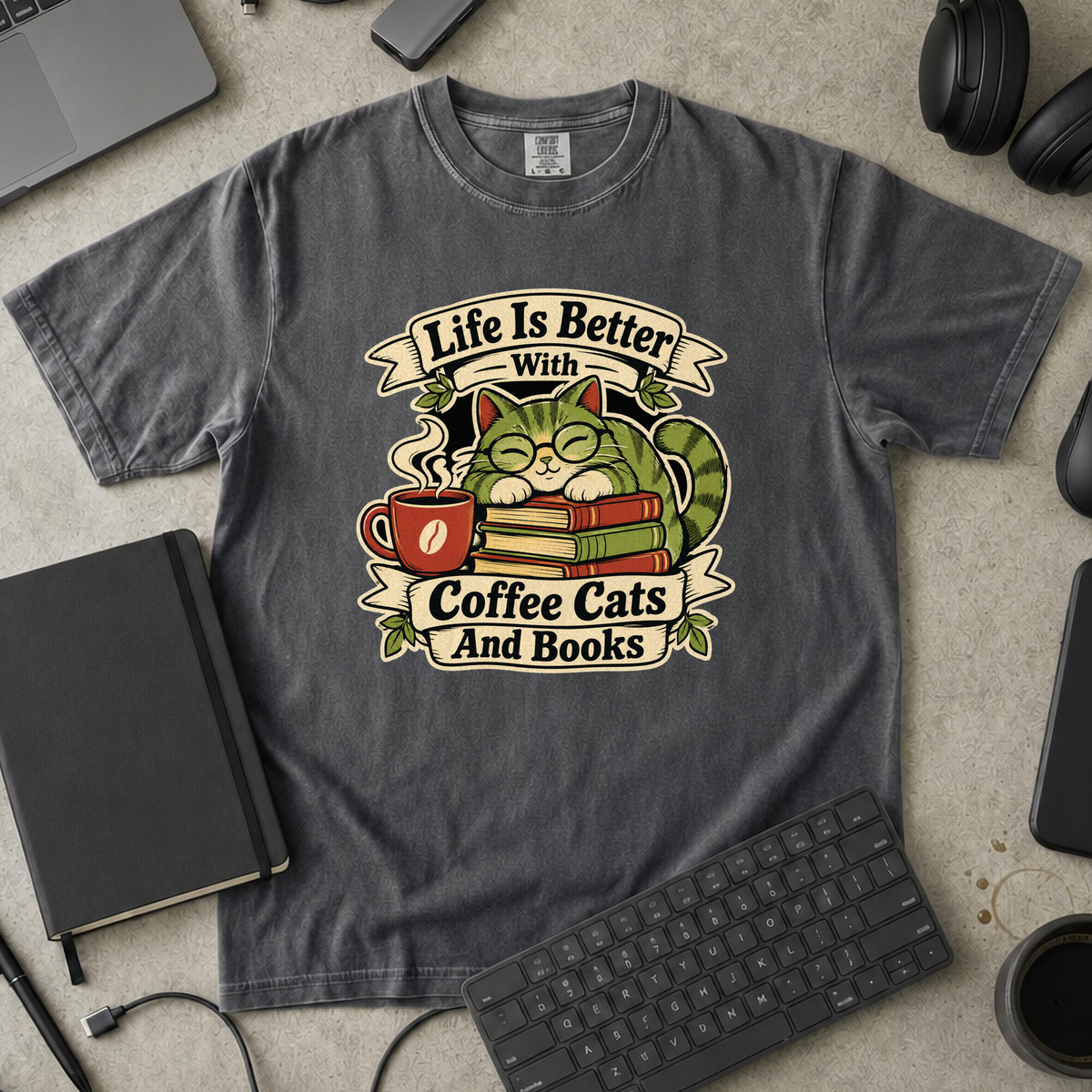 Nerd Collection Artwork T047 Premium Shirt - Pepper mockup