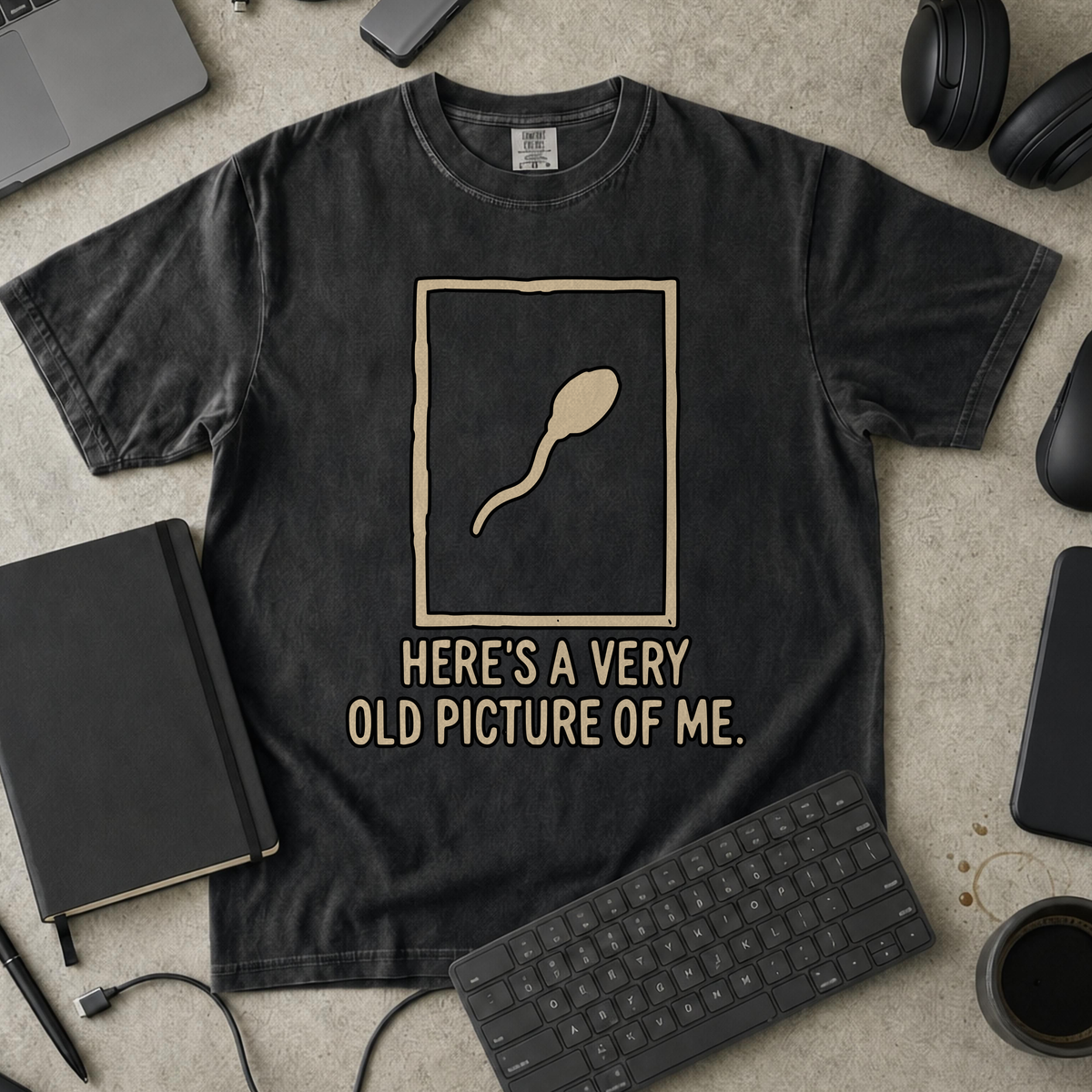 Nerd Collection Artwork T048 Premium Shirt - Black mockup