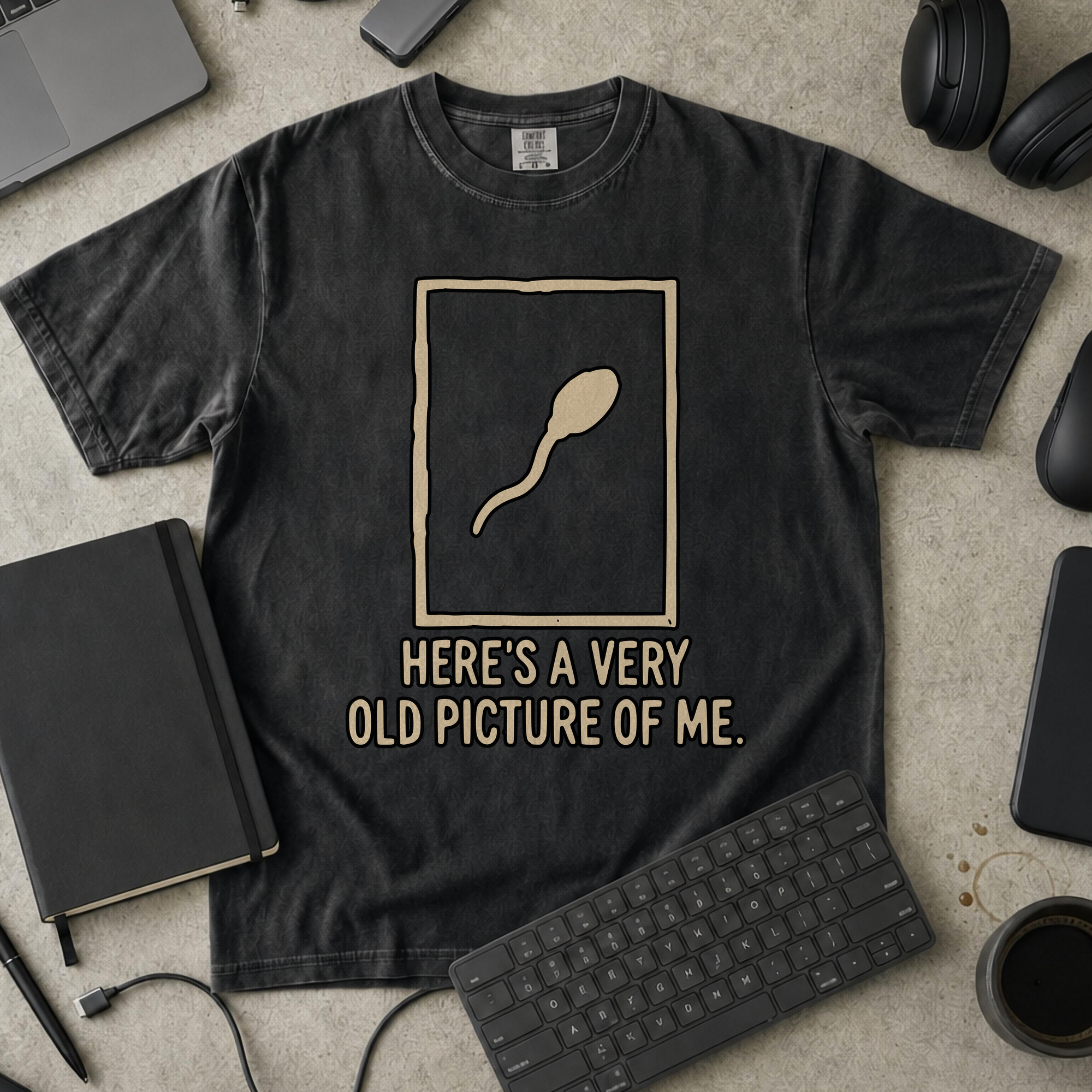 Nerd Collection Artwork T048 Premium Shirt - Black mockup