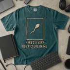 Nerd Collection Artwork T048 Premium Shirt - Blue Spruce mockup