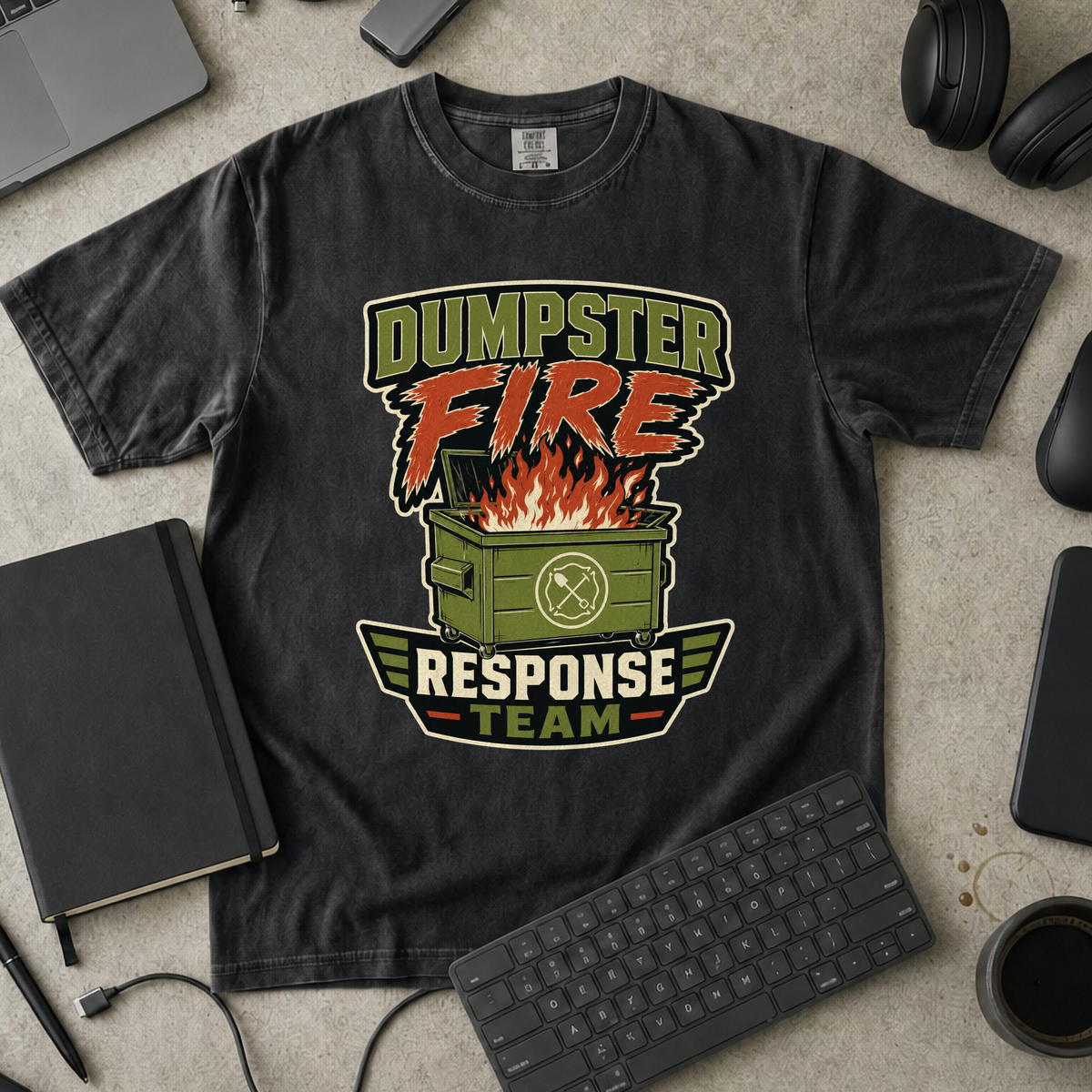 Nerd Collection Artwork T049 Premium Shirt - Black mockup