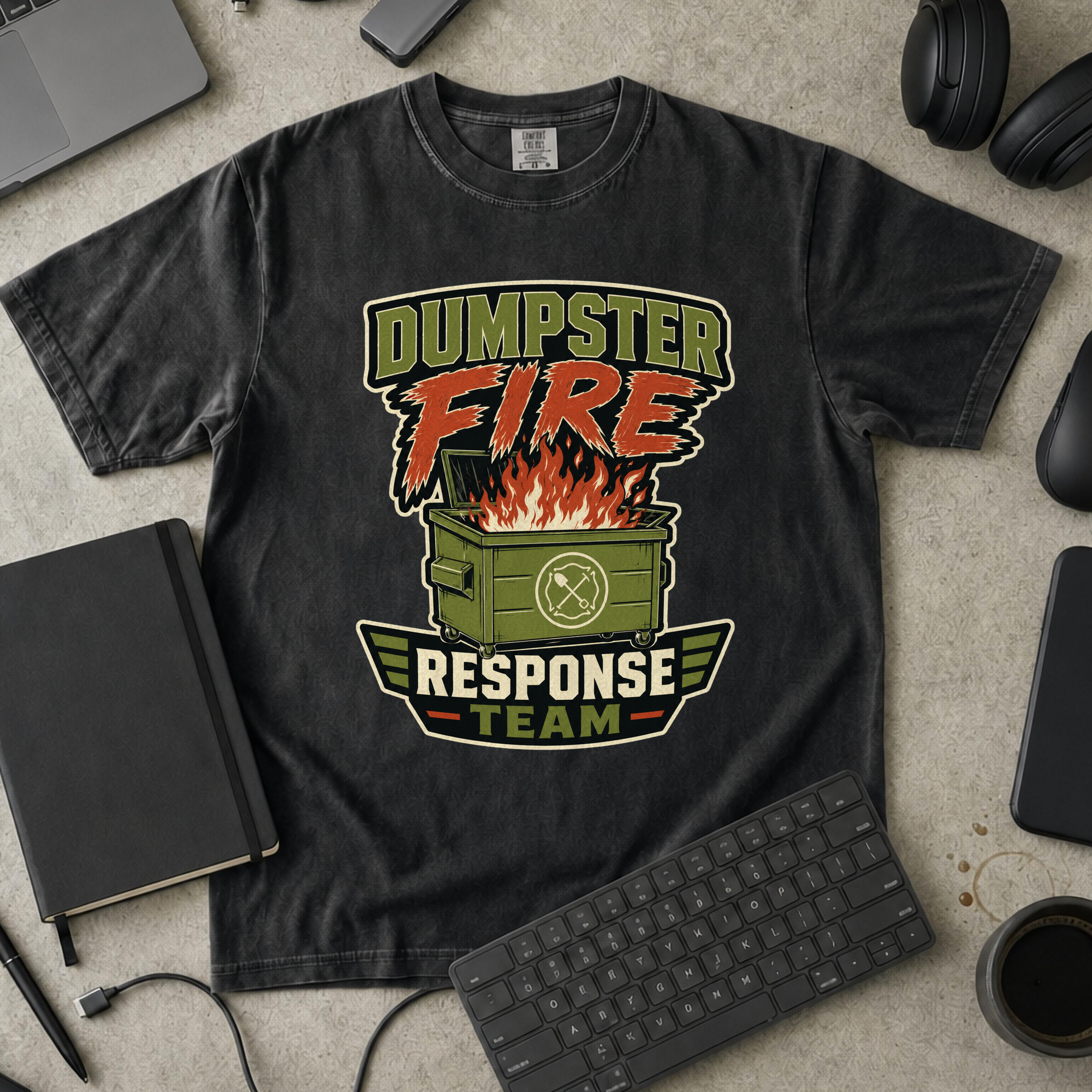 Nerd Collection Artwork T049 Premium Shirt - Black mockup