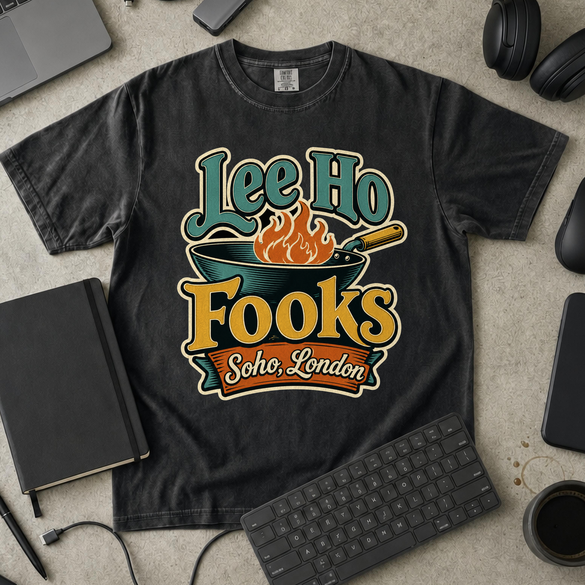 Nerd Collection Artwork T050 Premium Shirt - Black mockup