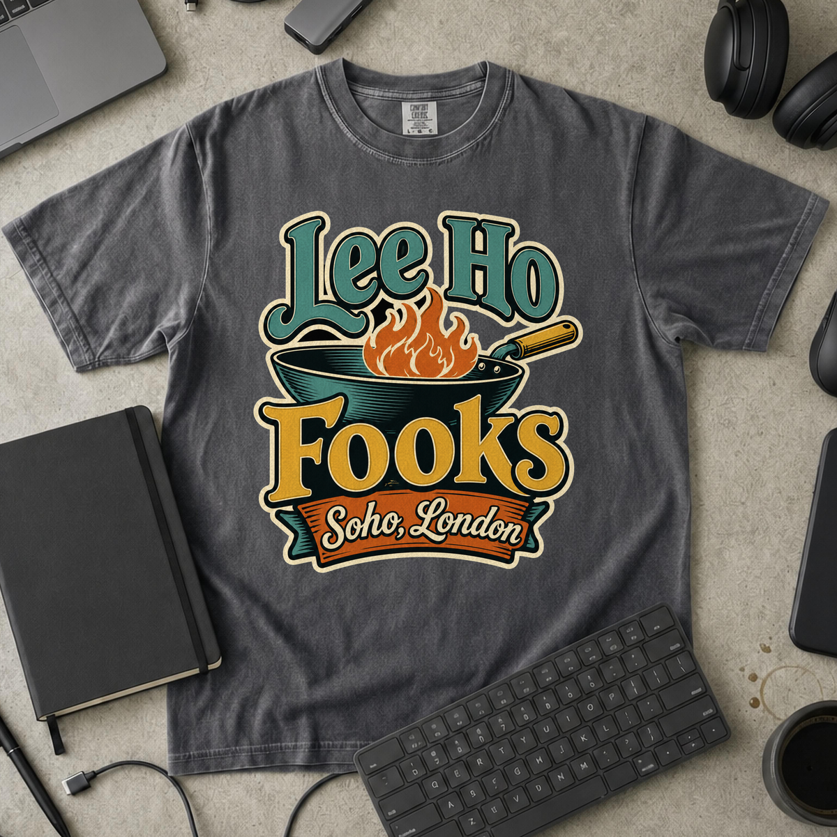 Nerd Collection Artwork T050 Premium Shirt - Pepper mockup