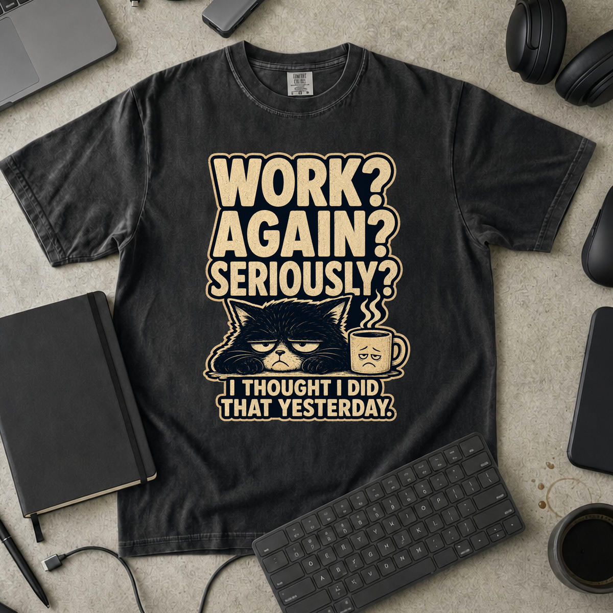 Nerd Collection Artwork T051 Premium Shirt - Black mockup